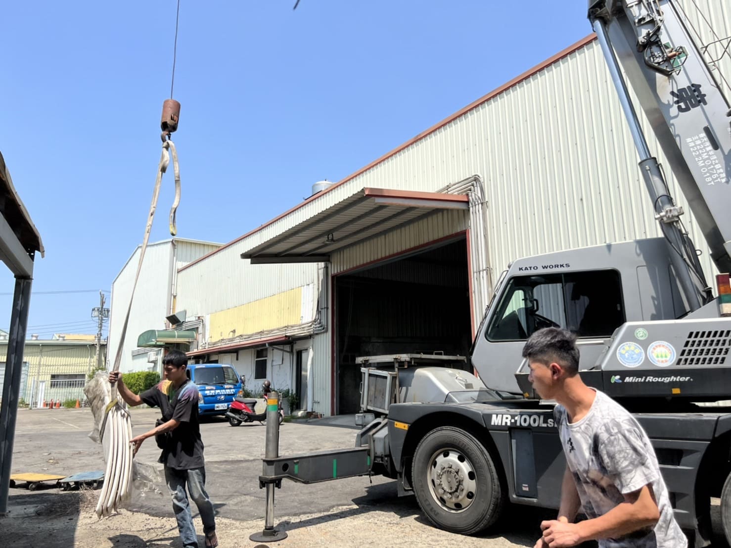 台中工廠吊車搬遷